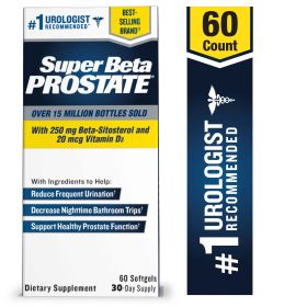 Super Beta Prostate â€“ Over 15 Million Bottles Sold â€“ Urologist Recommended Prostate Supplement for Men - Reduce Bathroom Trips Night